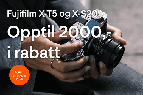 Fujifilm X-T5 og X-S20 tilbud